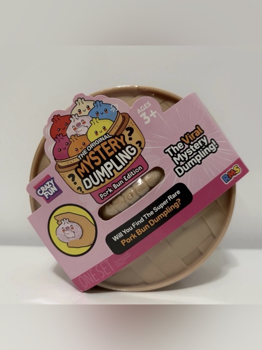 NEW RMS CRAZY FUN Mystery Squishy Dumpling PORK BUN Edition! NEW SEALED